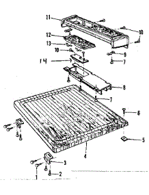 Top Details parts for Kenmore Dishwasher 587.798711 (587798711, 587 798711) from AppliancePartsPros.com