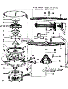 Motor, Heater & Spray Arm Details parts for Kenmore Dishwasher 587.799510 (587799510, 587 799510) from AppliancePartsPros.com