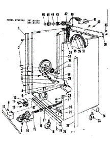 Frame Details parts for Kenmore Dishwasher 587.95050 (58795050, 587 95050) from AppliancePartsPros.com