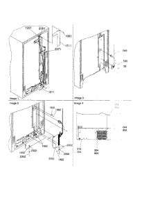 Cabinet Back parts for Kenmore Refrigerator 596.50392001 (59650392001, 596 50392001) from AppliancePartsPros.com