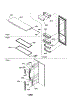 Refrigerator Door, Trim And Handles