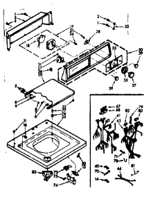 Top And Console Assembly parts for Kenmore Washer 110.7314613 (1107314613, 110 7314613) from AppliancePartsPros.com
