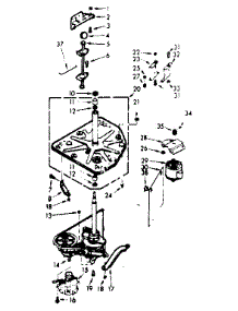 Drive System parts for Kenmore Washer 110.7314613 (1107314613, 110 7314613) from AppliancePartsPros.com