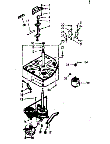 Drive System parts for Kenmore Washer 110.7315611 (1107315611, 110 7315611) from AppliancePartsPros.com