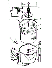 Tub And Basket Assembly parts for Kenmore Washer 110.7315611 (1107315611, 110 7315611) from AppliancePartsPros.com