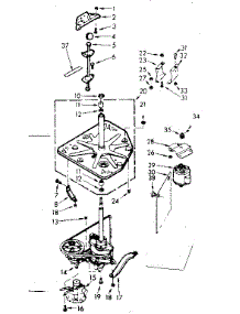 Drive System parts for Kenmore Washer 110.7315612 (1107315612, 110 7315612) from AppliancePartsPros.com