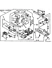 Burner Assembly parts for Kenmore Dryer 110.7317611 (1107317611, 110 7317611) from AppliancePartsPros.com