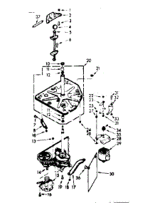 Drive System parts for Kenmore Washer 110.7324500 (1107324500, 110 7324500) from AppliancePartsPros.com