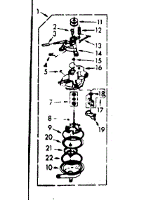 Pump Assembly parts for Kenmore Washer 110.7324500 (1107324500, 110 7324500) from AppliancePartsPros.com