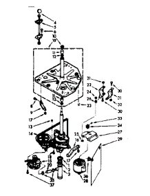 Drive System parts for Kenmore Washer 110.7324700 (1107324700, 110 7324700) from AppliancePartsPros.com
