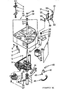 Drive System parts for Kenmore Washer 110.7324711 (1107324711, 110 7324711) from AppliancePartsPros.com