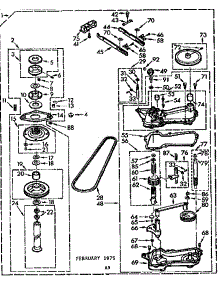 Gearcase / Transmission parts for Kenmore Washer 110.7346042E (1107346042E, 110 7346042E) from AppliancePartsPros.com