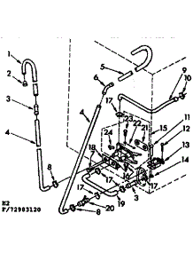 Water System Suds Only parts for Kenmore Washer 110.72983120 (11072983120, 110 72983120) from AppliancePartsPros.com