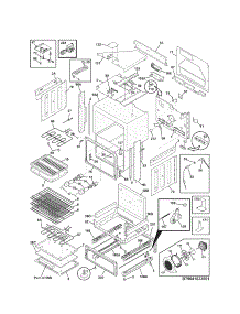 Body parts for Kenmore Range 790.41032801 (79041032801, 790 41032801) from AppliancePartsPros.com