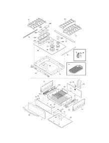 Top parts for Kenmore Range 790.41032802 (79041032802, 790 41032802) from AppliancePartsPros.com