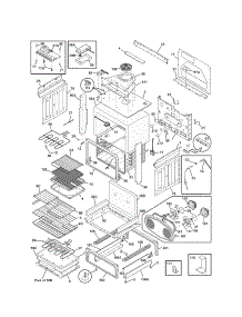 Body parts for Kenmore Range 790.41072101 (79041072101, 790 41072101) from AppliancePartsPros.com