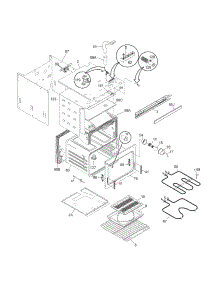 Upper Oven parts for Kenmore Wall Oven 790.41393401 (79041393401, 790 41393401) from AppliancePartsPros.com
