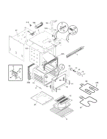 Upper Oven parts for Kenmore Wall Oven 790.41394402 (79041394402, 790 41394402) from AppliancePartsPros.com