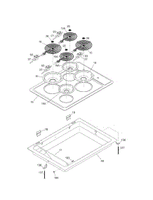 Maintop parts for Kenmore Cooktop 790.42499402 (79042499402, 790 42499402) from AppliancePartsPros.com