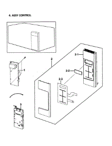 Control Panel parts for Kenmore Microwave 401.85059210 (40185059210, 401 85059210) from AppliancePartsPros.com