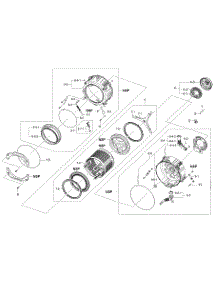 Tub Assy parts for Kenmore Washer 402.49032010 (40249032010, 402 49032010) from AppliancePartsPros.com