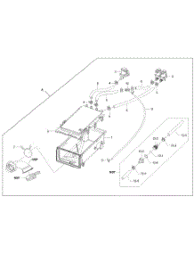 Drawer Housing parts for Kenmore Washer 402.49032010 (40249032010, 402 49032010) from AppliancePartsPros.com