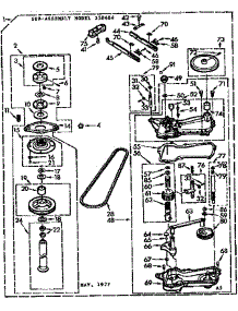 Gearcase / Transmission parts for Kenmore Washer 110.73780420 (11073780420, 110 73780420) from AppliancePartsPros.com