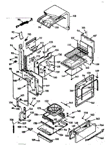 Lower Body Section parts for Kenmore Range 103.7747140 (1037747140, 103 7747140) from AppliancePartsPros.com