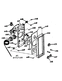 Upper Body Control Panel parts for Kenmore Range 103.7747160 (1037747160, 103 7747160) from AppliancePartsPros.com