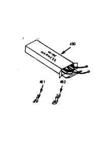 Wire Harnesses & Components parts for Kenmore Range 103.7747220 (1037747220, 103 7747220) from AppliancePartsPros.com
