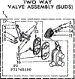 Two Way Valve Assembly, Suds