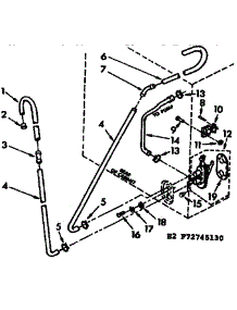 Water System parts for Kenmore Washer 110.72745130 (11072745130, 110 72745130) from AppliancePartsPros.com