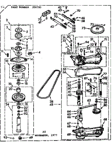 Gearcase / Transmission parts for Kenmore Washer 110.72785300 (11072785300, 110 72785300) from AppliancePartsPros.com