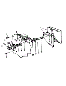 Detergent Cup Details parts for Kenmore Dishwasher 587.1446081 (5871446081, 587 1446081) from AppliancePartsPros.com