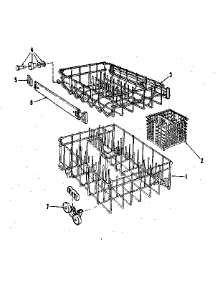 Rack Details parts for Kenmore Dishwasher 587.1446083 (5871446083, 587 1446083) from AppliancePartsPros.com
