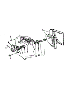Detergent Cup Details parts for Kenmore Dishwasher 587.1446083 (5871446083, 587 1446083) from AppliancePartsPros.com