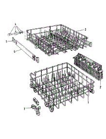 Rack Details parts for Kenmore Dishwasher 587.1466080 (5871466080, 587 1466080) from AppliancePartsPros.com
