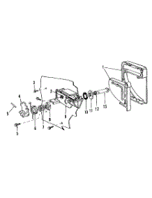 Detergent Cup Details parts for Kenmore Dishwasher 587.1466080 (5871466080, 587 1466080) from AppliancePartsPros.com
