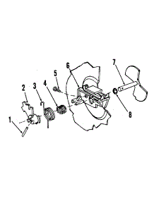 Detergent Cup Details parts for Kenmore Dishwasher 587.14660834 (58714660834, 587 14660834) from AppliancePartsPros.com