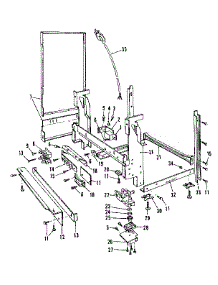 Frame Details parts for Kenmore Dishwasher 587.1466580 (5871466580, 587 1466580) from AppliancePartsPros.com