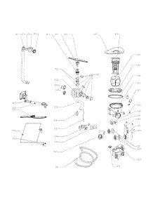 Motor & Pump parts for Kenmore Dishwasher 587.14683200A (58714683200A, 587 14683200A) from AppliancePartsPros.com