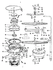 Motor, Heater, And Spray Arm Details parts for Kenmore Dishwasher 587.1468580 (5871468580, 587 1468580) from AppliancePartsPros.com