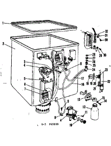 Tub Details parts for Kenmore Dishwasher 587.65000 (58765000, 587 65000) from AppliancePartsPros.com