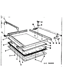 Lid Details parts for Kenmore Dishwasher 587.65020 (58765020, 587 65020) from AppliancePartsPros.com