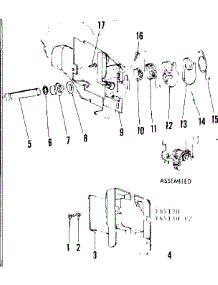 Detergent Cup Details parts for Kenmore Dishwasher 587.65120 (58765120, 587 65120) from AppliancePartsPros.com