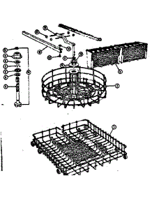 Rack Assemblies parts for Kenmore Dishwasher 587.65530 (58765530, 587 65530) from AppliancePartsPros.com