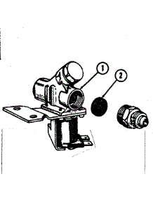 Water Inlet Valve parts for Kenmore Dishwasher 587.65530 (58765530, 587 65530) from AppliancePartsPros.com
