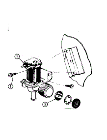 Water Inlet Valve Assembly parts for Kenmore Dishwasher 587.65640 (58765640, 587 65640) from AppliancePartsPros.com