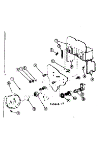 Detergent Cup Details parts for Kenmore Dishwasher 587.65640 (58765640, 587 65640) from AppliancePartsPros.com