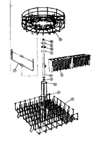 Rack Assemblies parts for Kenmore Dishwasher 587.65640 (58765640, 587 65640) from AppliancePartsPros.com